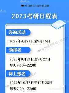 考研时间表科目顺序2022