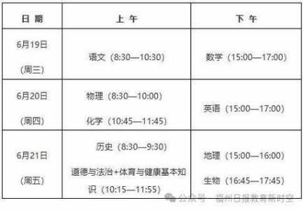 中考2024年几月几号