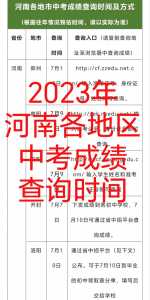 2023年各省中考成绩什么时候出来?