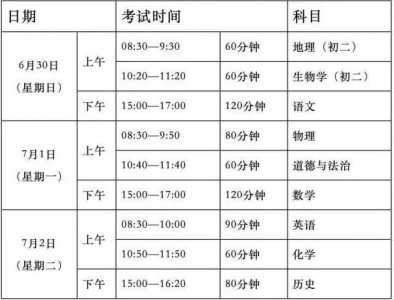 2024年中考体考是几月几号