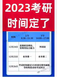 2022年考研时间是几月几日?