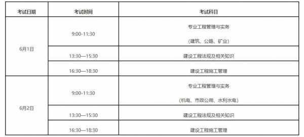 2024年一级建造师考试时间，2024年二级建造师考试时间