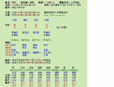 请算一下1986年4月24日7时20分(公历)出生男命运