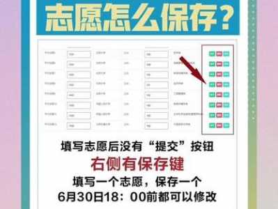 2022年高考志愿填报好以后怎么没有提交二字?